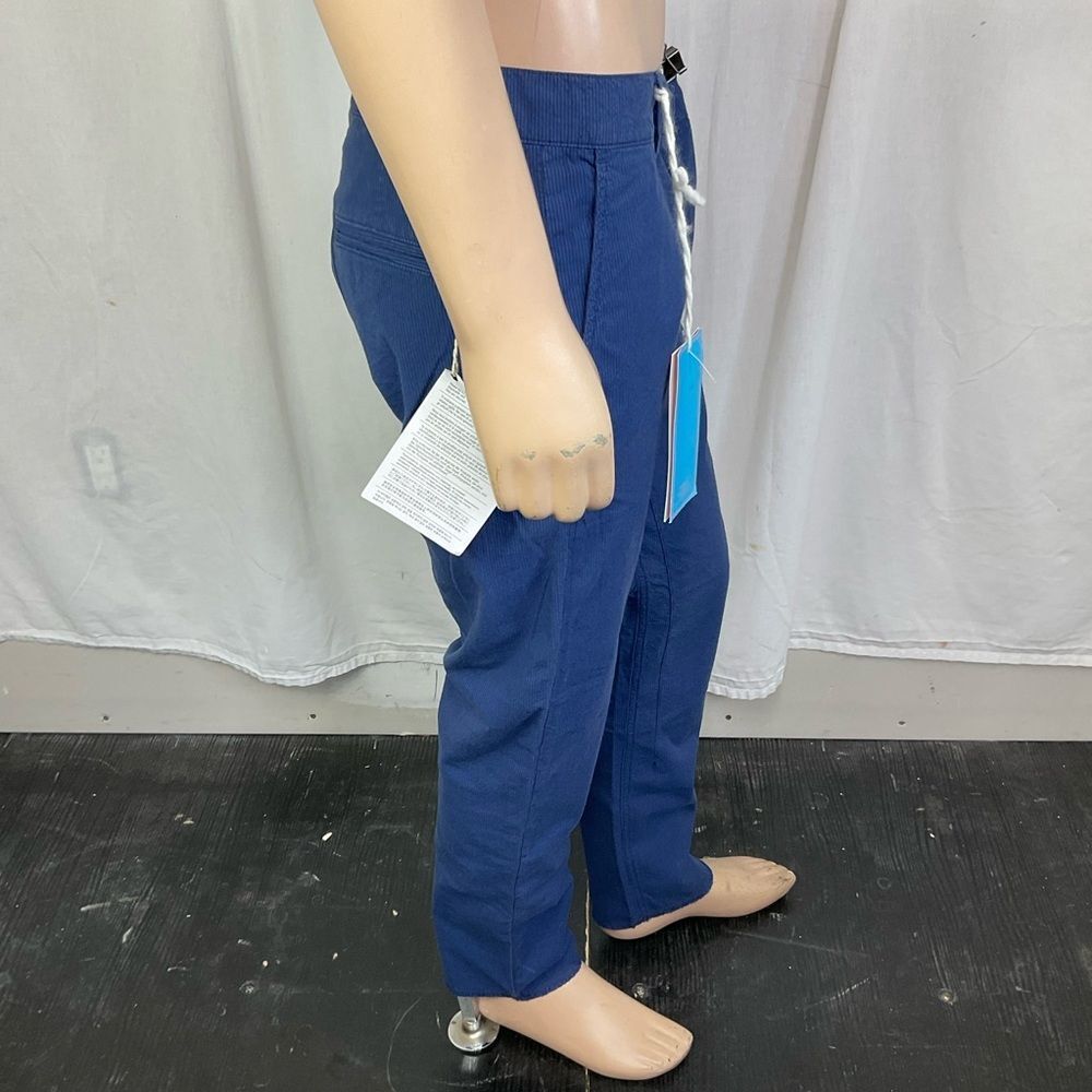 NEW Daniele Alessandrini Men’s Blue Texture High Rise Chinos Pants Size 36 - Picture 5 of 15